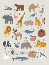 ABCs with animals with corresponding letter
