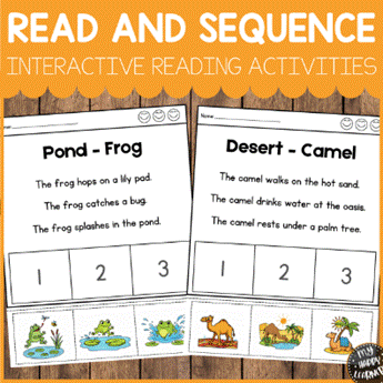 Animal Habitat Sequencing Reading Comprehension Passages (Cut & Paste  Worksheets | Made By Teachers